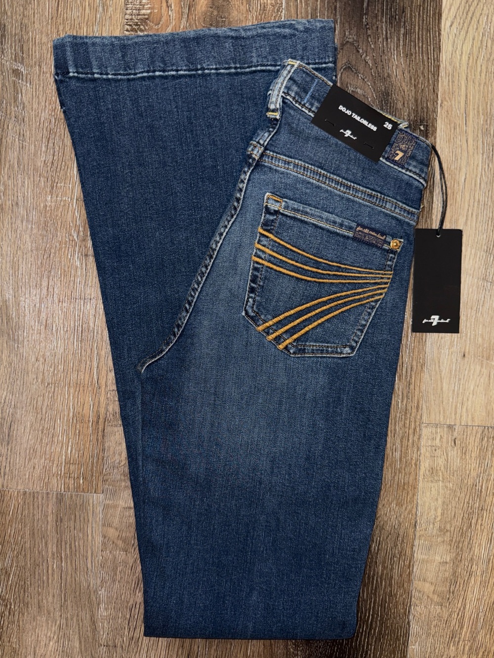 NWT 7 For All Mankind Tailorless Dojo Jeans 7FAMK